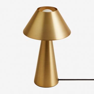 Silenora Iron Table Lamp Golden - Sklum