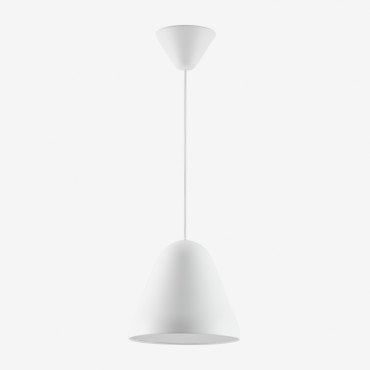 Jubina Iron Hanging Ceiling Lamp White & A - Sklum
