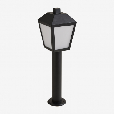 Outdoor Led Beacon In Aluminum Yalven Black - Sklum