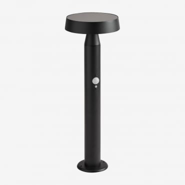 Bravissia Stainless Steel Outdoor Solar Led Beacon Black - Sklum