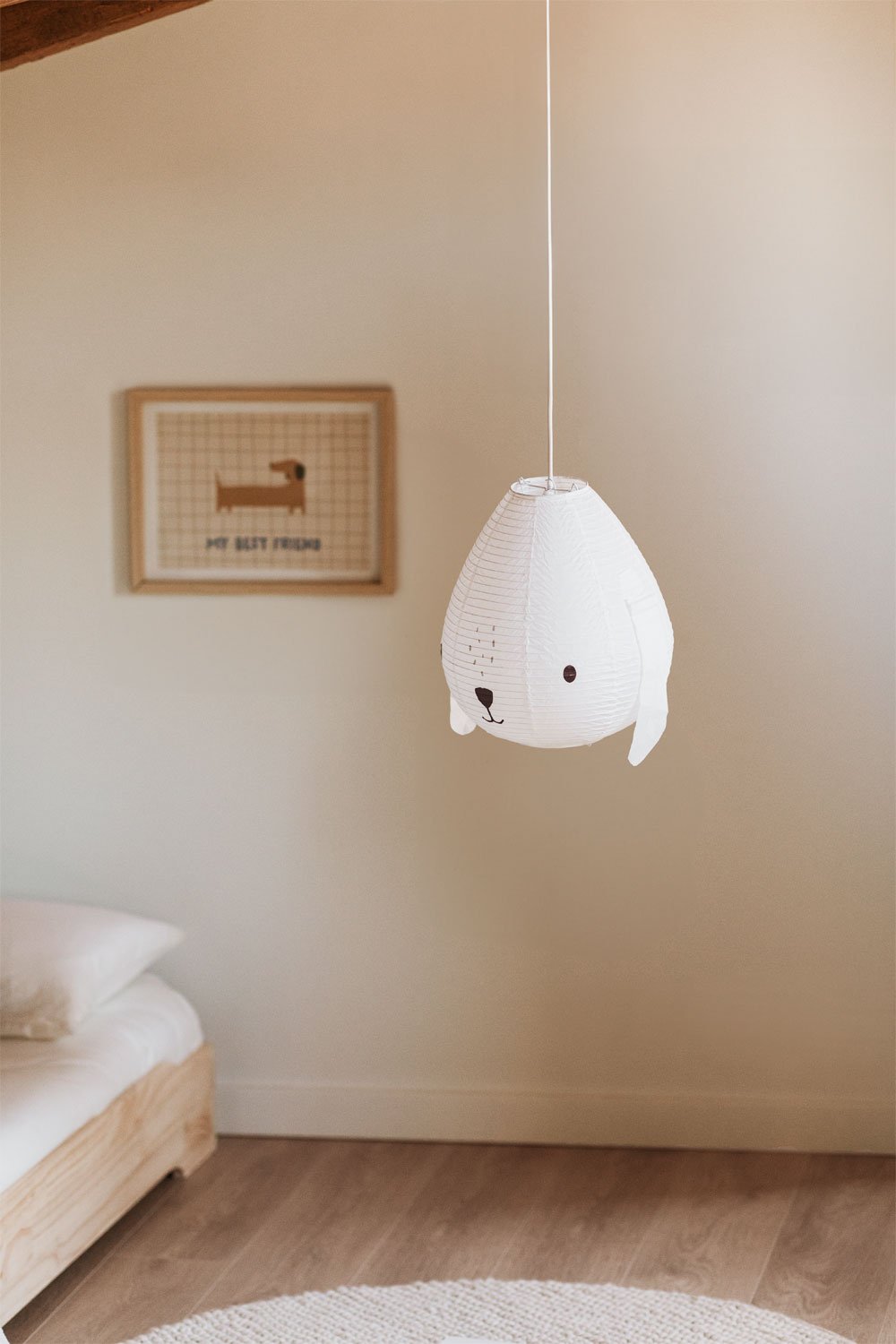 Small paper lamp top