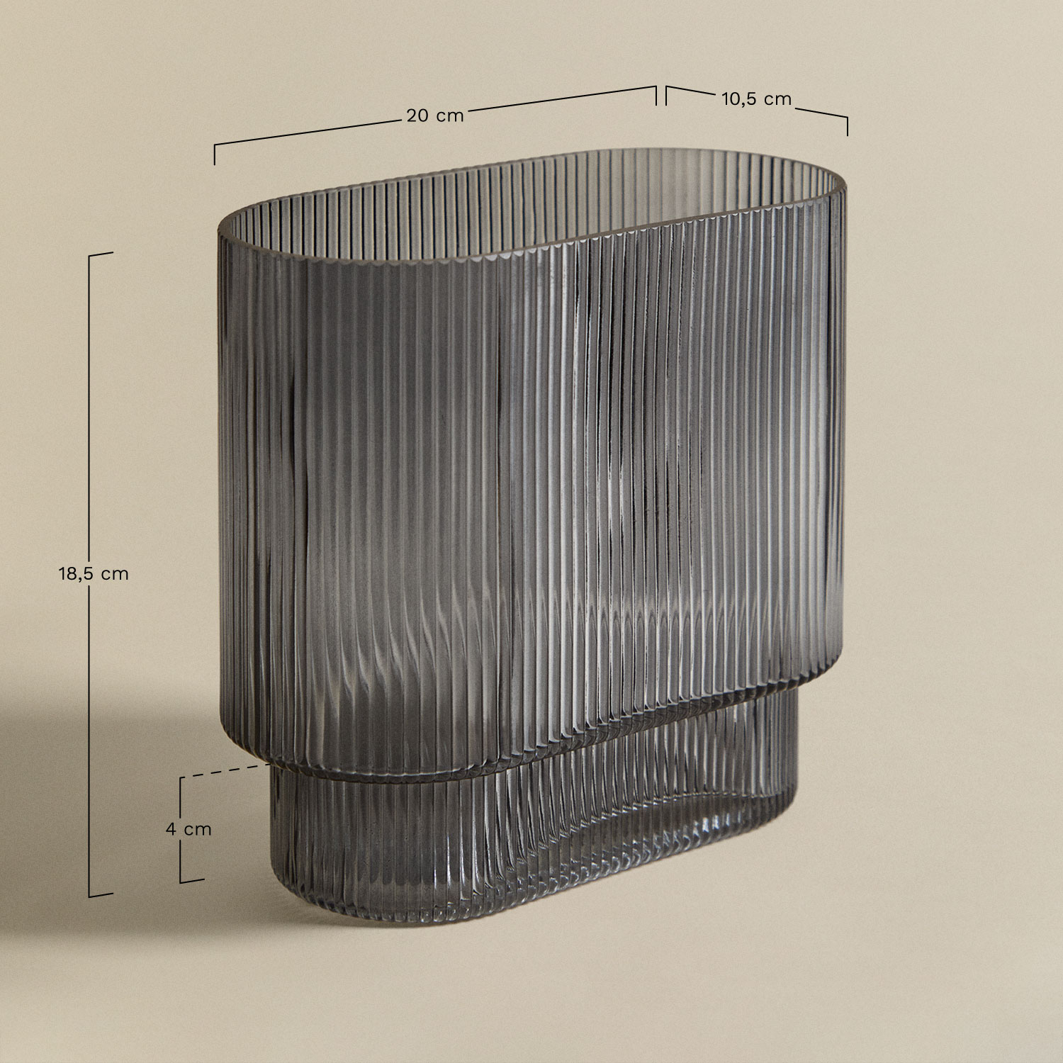 Vase in Yebedin glass, MEASURES