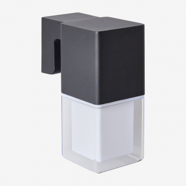Led Outdoor Wall Light In Aluminum Torevi Black & B - Sklum