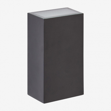 Led Outdoor Wall Light In Aluminum With 2 Light Points Cuvior Black - Sklum