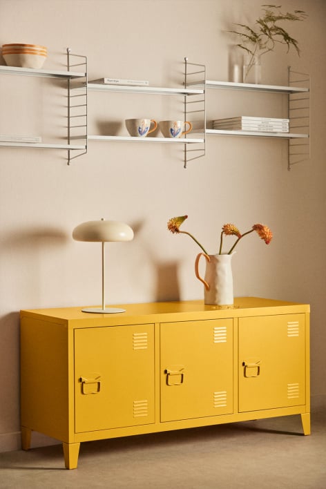 Pohpli steel locker TV cabinet 120x40 cm