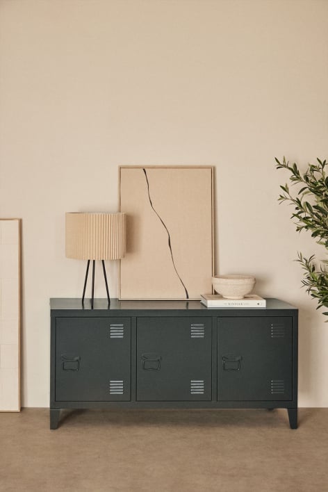 Pohpli steel locker TV cabinet 120x40 cm