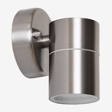Jaxten Stainless Steel Outdoor Wall Sconce Grey Brass - Sklum