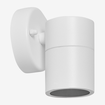 Jaxten Stainless Steel Outdoor Wall Sconce White - Sklum