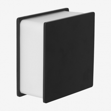 Zuvane 4-point Aluminium Led Outdoor Wall Light Black - Sklum