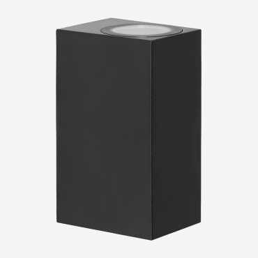 Yovar Outdoor Wall Light With 2 Light Points Black - Sklum