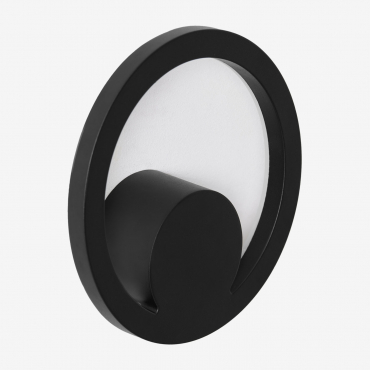 Led Outdoor Wall Light In Aluminum Quiven Black - Sklum