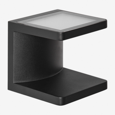 Led Outdoor Wall Light In Aluminum With 2 Light Points Virela Black - Sklum