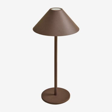 Nebida Wireless Led Table Lamp Brown Coffee - Sklum
