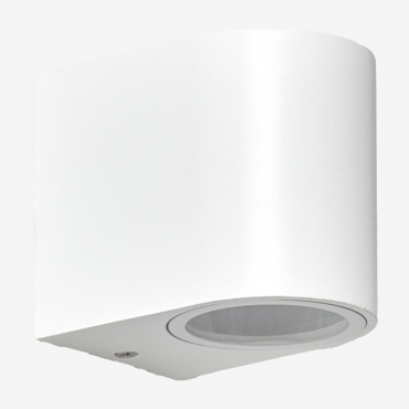 Pevot Aluminum Wall Light White - Sklum