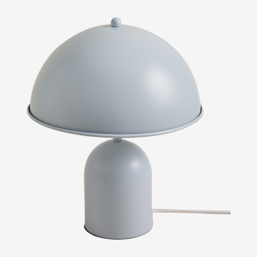 Haile Metal Table Lamp Blue Fog - Sklum