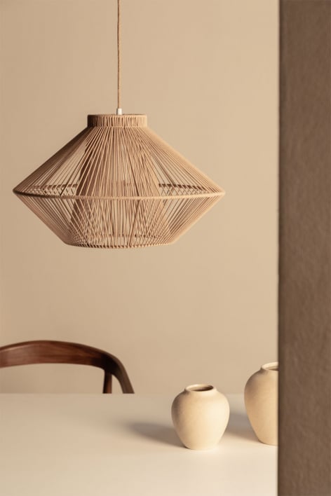 Ufo cotton rope pendant ceiling lamp