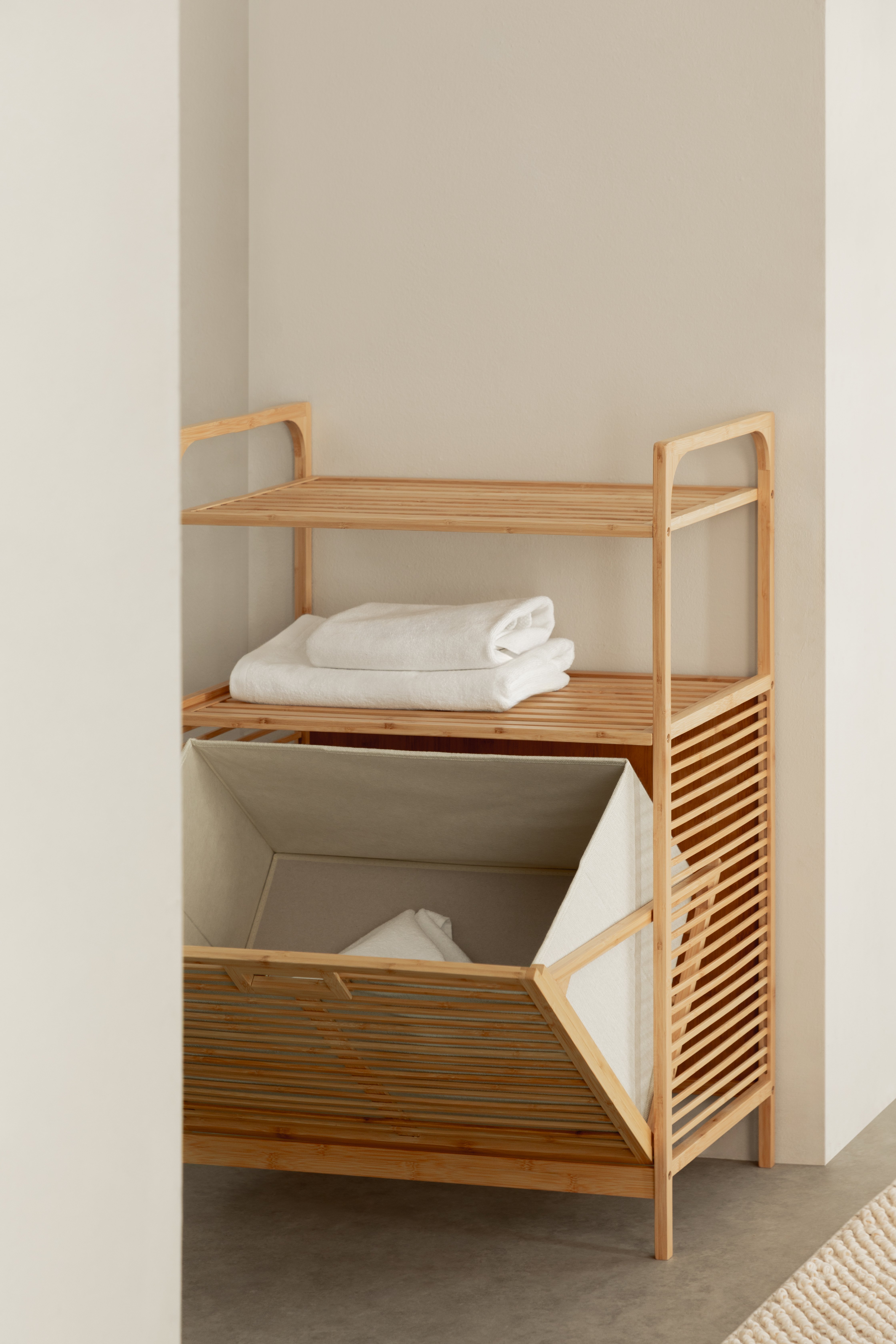 Laundry hamper bamboo hotsell
