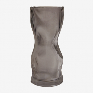 Vicel Glass Vase Grey - Sklum
