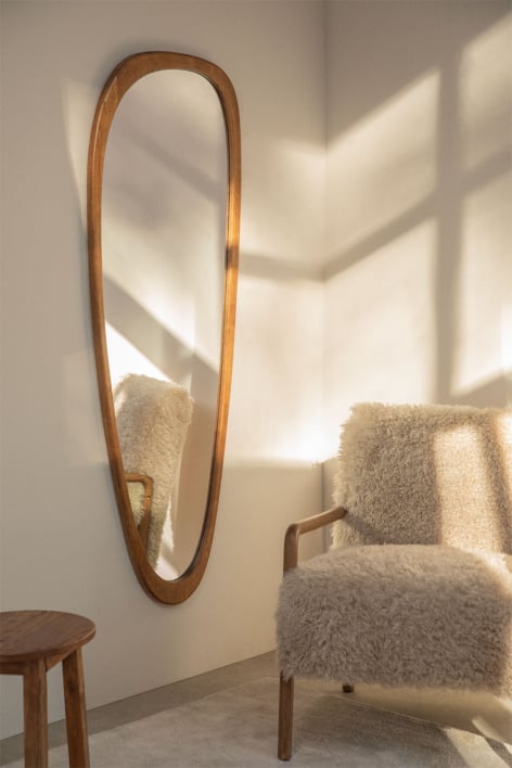 Arbidel oak wall mirror