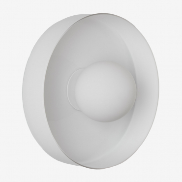 Jaxal Wall Light White & Ø25 Cm - Sklum