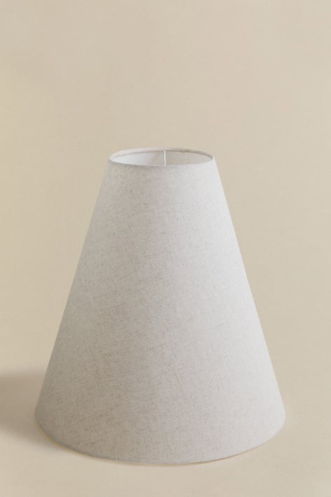 Garnet linen and cotton lampshade
