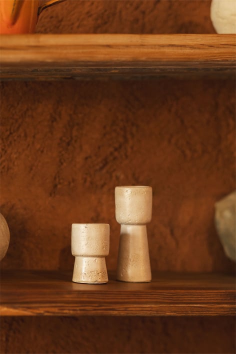 Brenan cement candelabra