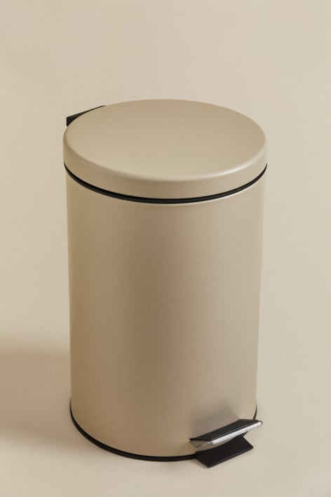 Eiden Pedal Bin with Lid - Tapioca Beige