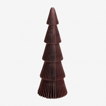 Pack Of 2 Jesper Paper Christmas Trees Cedar Red & ↑22.5 Cm - Sklum