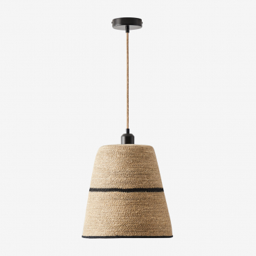 Karyse Ceiling Lamp Natural - Black & Natural Karyse - Sklum