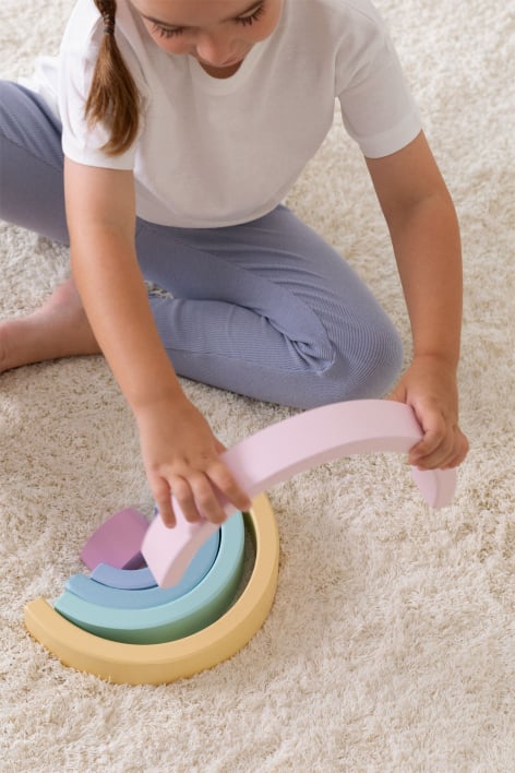 Wooden Rainbow Bowy Kids