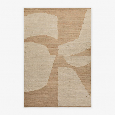 Jute And Cotton Outdoor Rug Meira Natural Colors & 300 X 200 Cm - Sklum