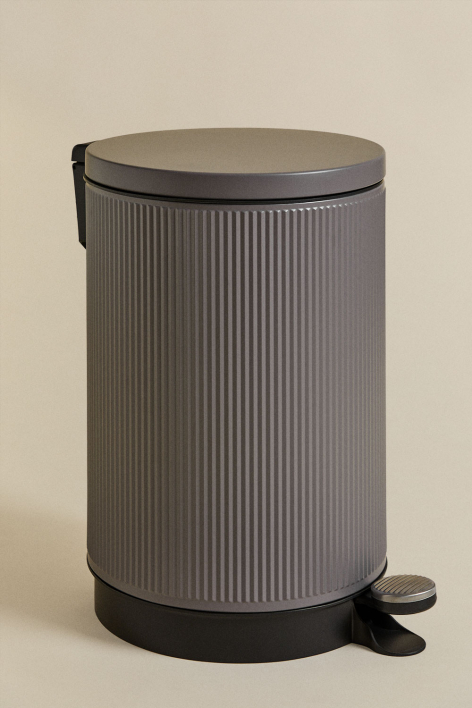 Midler trash can with lid and pedal - Grey Taupe