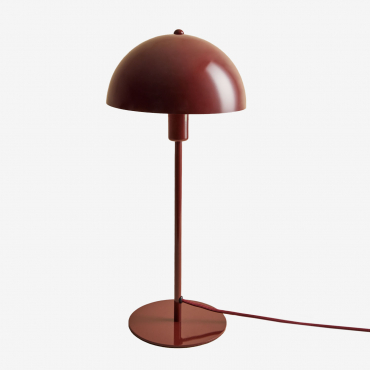 Alnair Iron Table Lamp Wine Red - Sklum