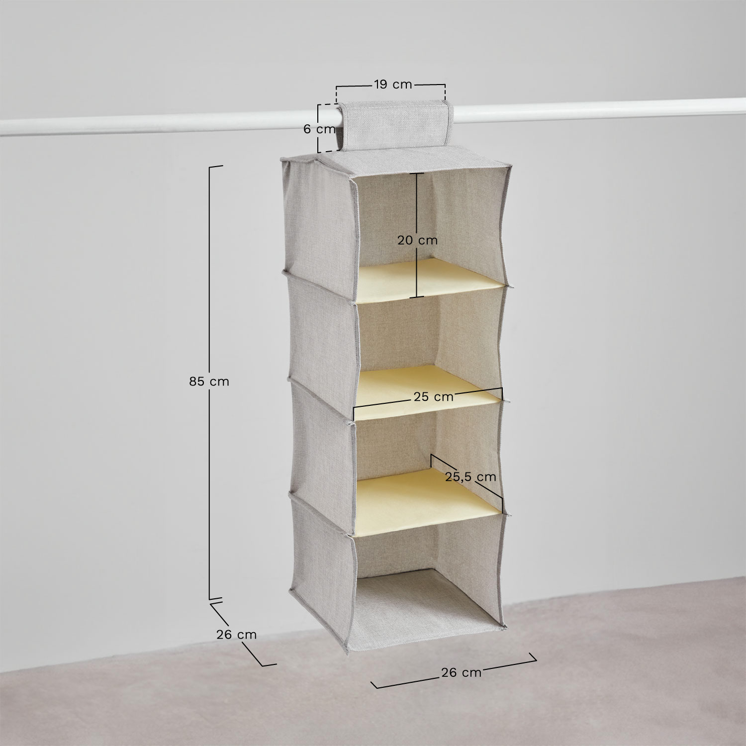 Tarinna hanging organizer, MEASURES