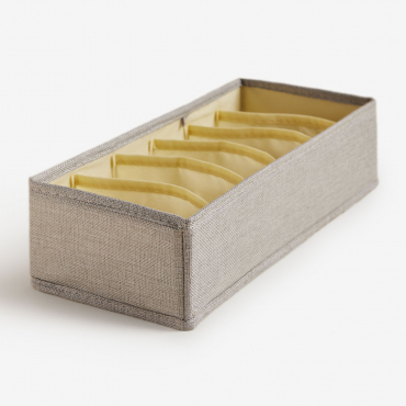 Textile Organizer 35x15 Cm Minsk Light Grey - Sklum