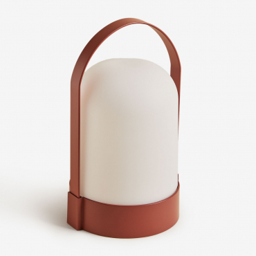 Agnese Wireless Outdoor Led Table Lamp Garnet Red - Sklum