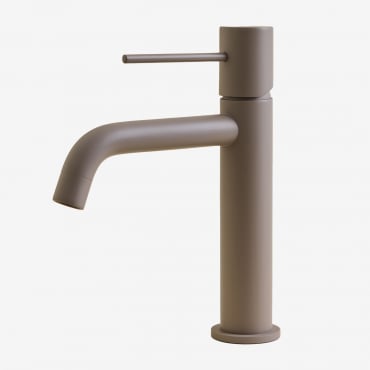 Orveta Brass Basin Tap Brown Moka & ↑20 Cm - Sklum