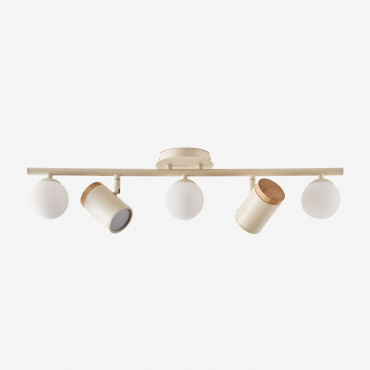 Amaranto 5-point Ceiling Lamp Tapioca Beige - Sklum