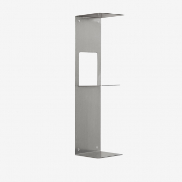 3-shelf Brushed Steel Rack Panya Steel - Sklum