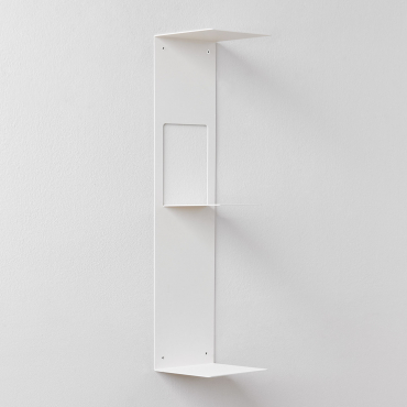 Panya 3-shelf Iron Shelving Unit White - Sklum