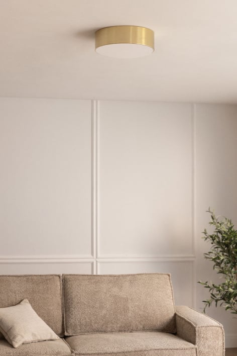 Volto iron ceiling light