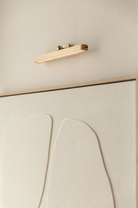 Davies Rubberwood LED Wall Sconce