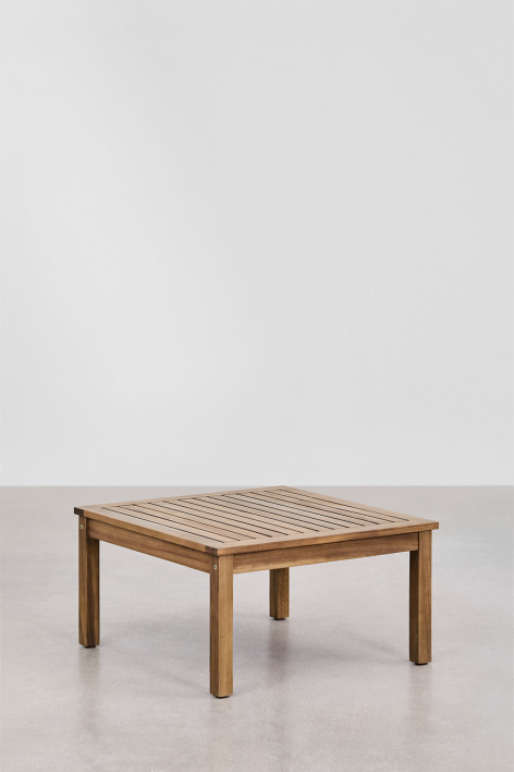Square coffee table 65x65 cm in Branson acacia wood