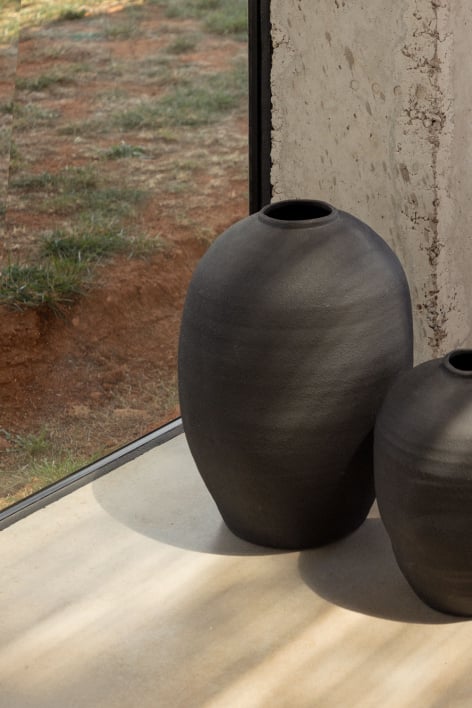 Vase ↑55 cm in terracotta Almire
