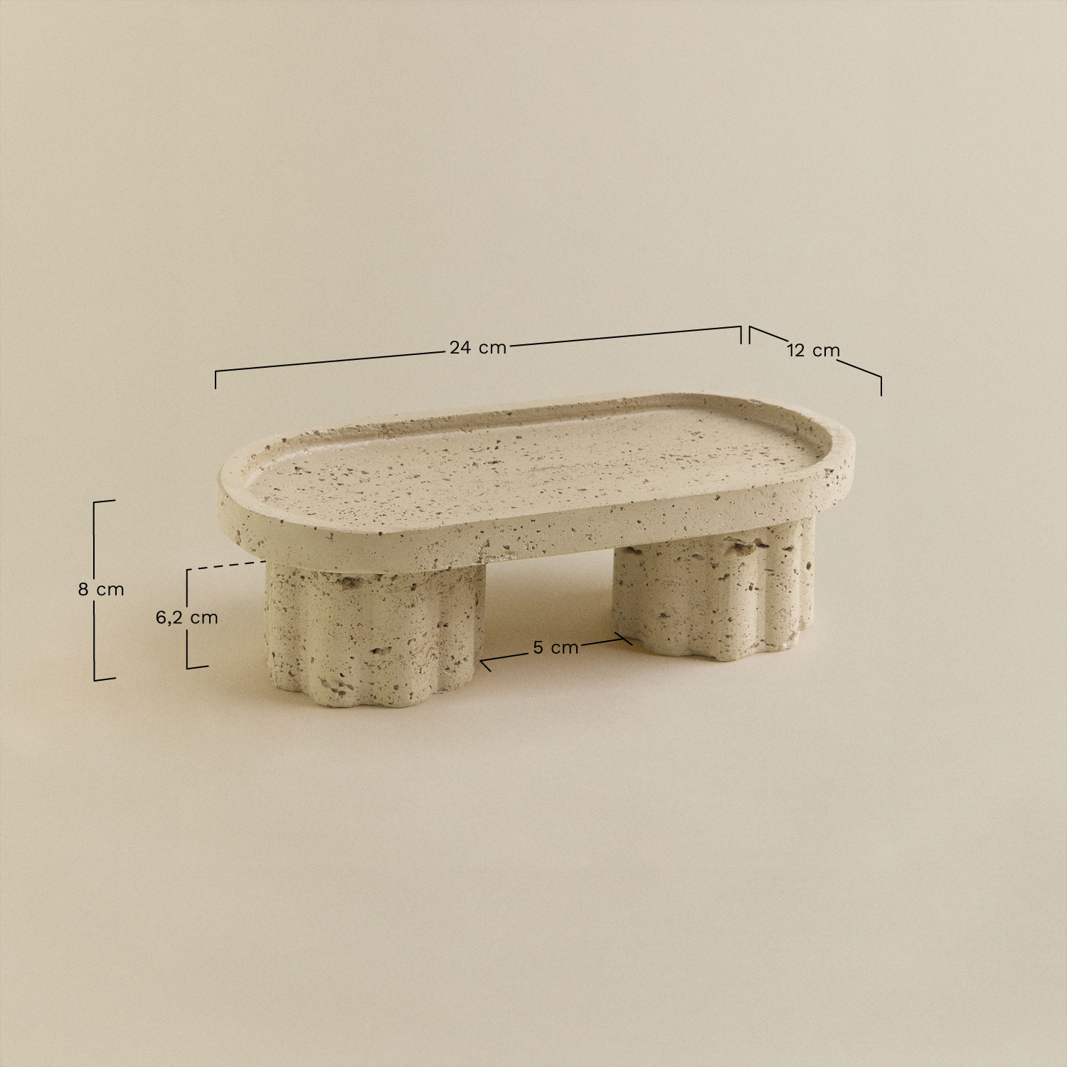 Decorative resin bowl Carlow, MEASURES