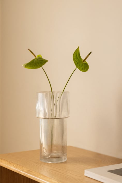 Crefel glass vase