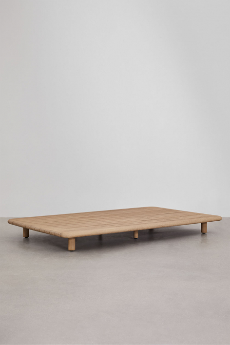 Rectangular coffee table 160x95 cm in acacia Portet