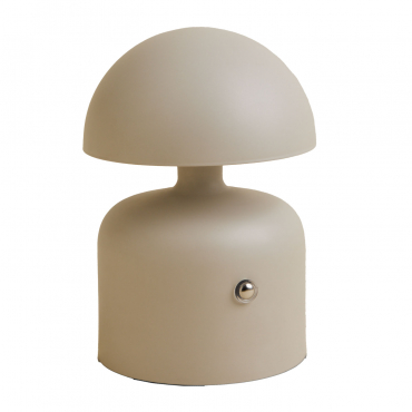 Nantali Wireless Iron Led Outdoor Table Lamp Tapioca Beige - Sklum