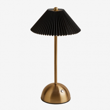 Wireless Led Table Lamp In Iron Berila Black - Sklum