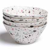 Set of 4 Porcelain Bowls Ø 20,5 cm Ecöh , thumbnail image 6